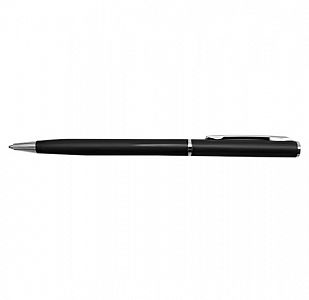 Ручка шариковая BL металлическая, поворотный механизм, метал. клип, черный корпус